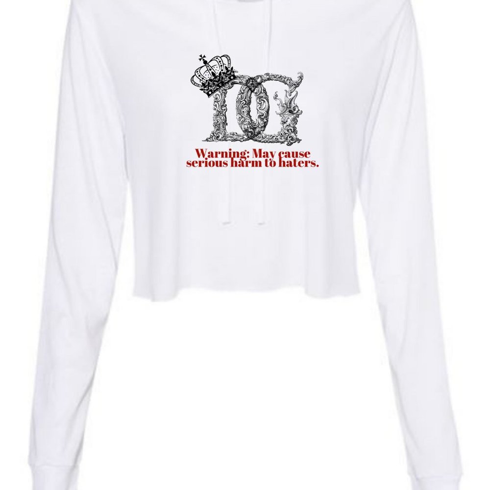 women’s clothing women, white crop, long-sleeve, clothing, graphic tees